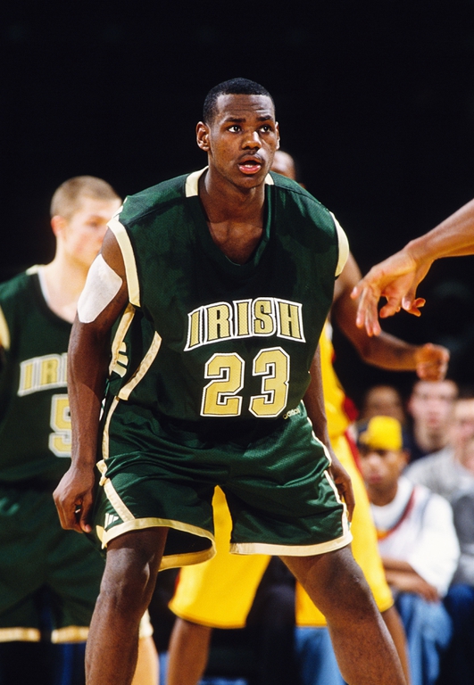 A look back at LeBron James in High School