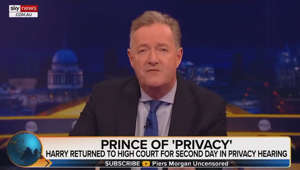 Piers Morgan lambasts Prince Harry over privacy hearing