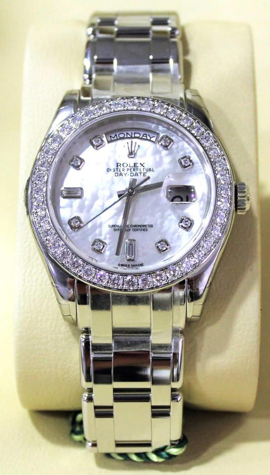 Relógio de pulso da marca Rolex recebido por Bolsonaro do regime da Arábia Saudita Foto: Estadão