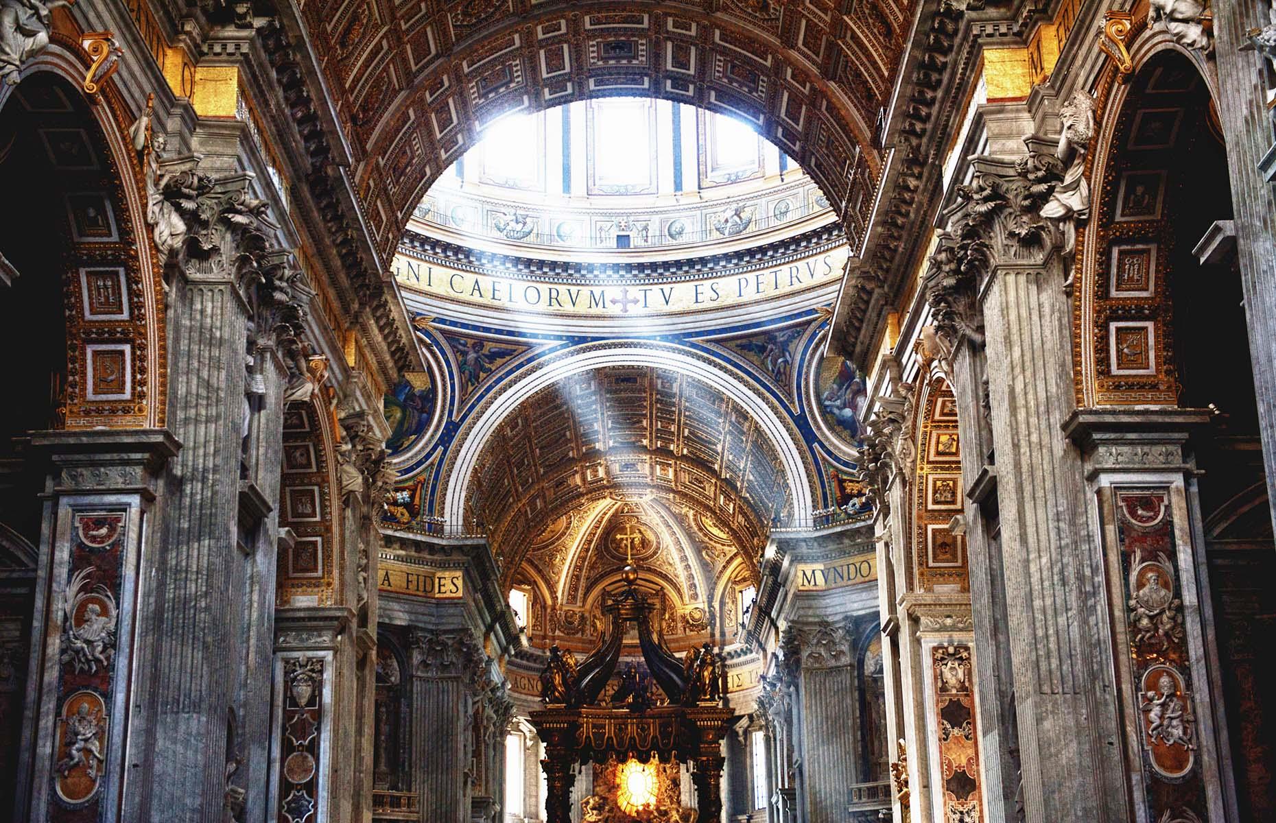 <p>St Peter’s is regarded as the greatest building of the Renaissance. It was started in 1506, consecrated 120 years later, and counted Bramante, Raphael and Michelangelo amongst its chief architects. Michelangelo designed the basilica’s breathtaking dome, and his sculpture, <em>Pietà</em>, is just one of the major artworks found in the cavernous, 3.7-acre (15,000 sqm) interior. As the universal headquarters of the Catholic church, it is visited by 10 million people each year, many of whom come to hear the Pope preside over a liturgy. <strong>Score: 7.03</strong></p>