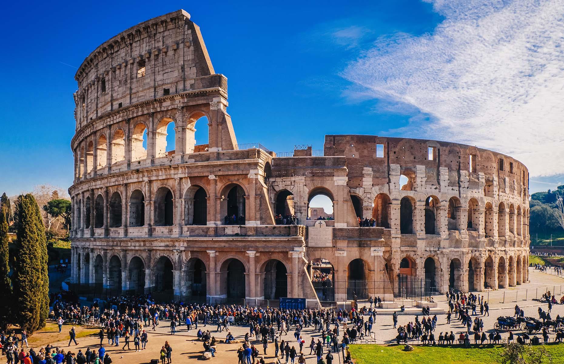 <p>Built between AD 70-72, the Colosseum is still the largest amphitheater in the world nearly 2,000 years later. Here, over four levels reaching 157ft high (47.85m), 50,000 Ancient Romans would cheer on gladiators, who often fought to the death. The remains of the hypogeum, where gladiators and wild animals waited before coming up into the arena to fight, can be seen clearly from viewing points. Despite damage from earthquakes, fire and lightning over the years, the Colosseum remains truly monumental, and a must-see on any visit to Rome. <strong>Score: 6.78</strong></p>  <p><a href="http://bit.ly/3roL4wv"><strong>Love this? Follow our Facebook page for more travel inspiration</strong></a></p>