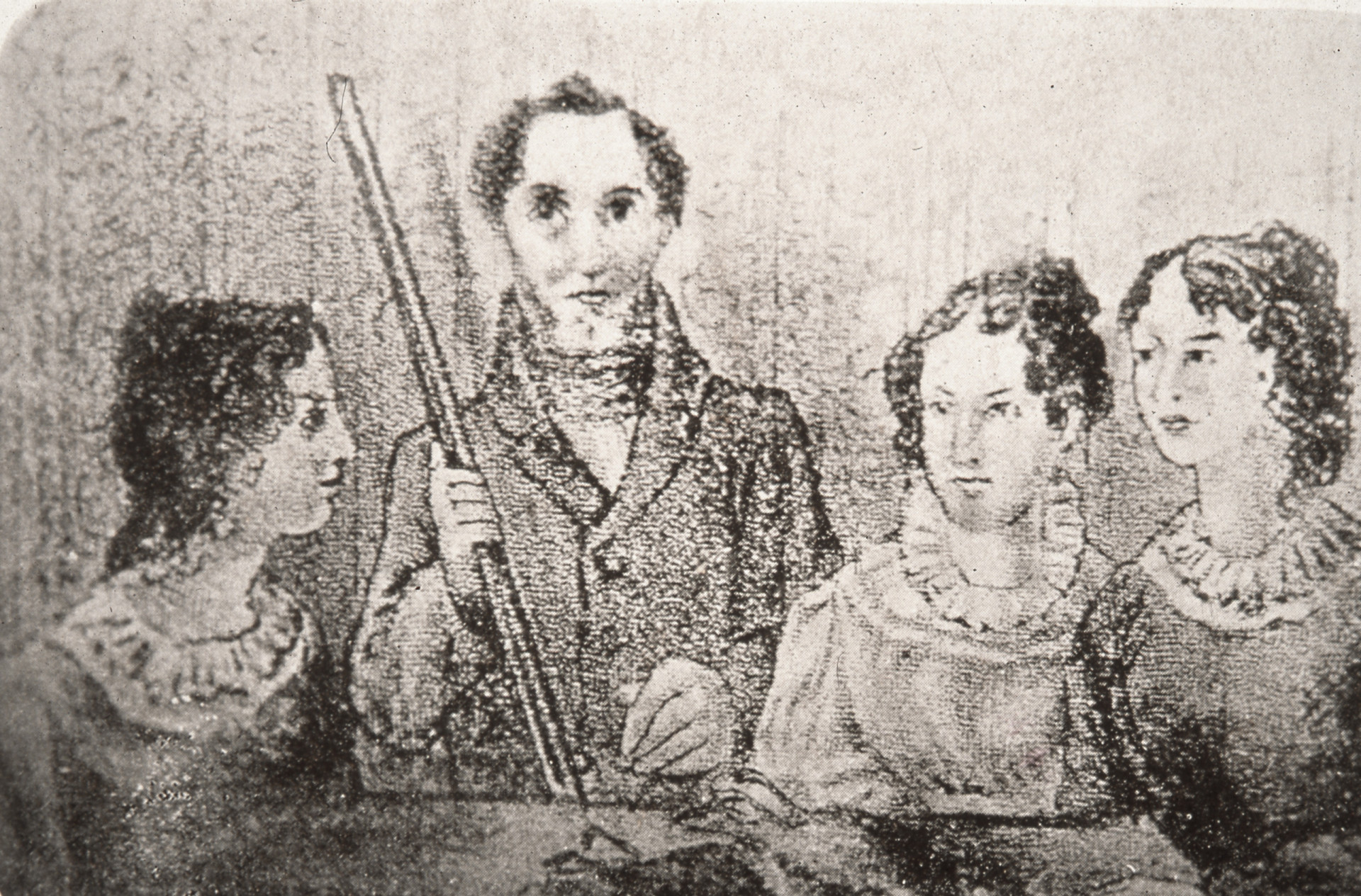 Who are the siblings described as literary geniuses?