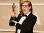 Sarah Polley poses with the Oscar for Best Adapted Screenplay for 