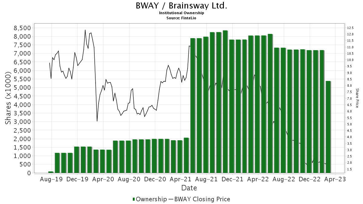 Brainsway Ltd - ADR (BWAY) Price Target Increased By 16.24% To 0.07