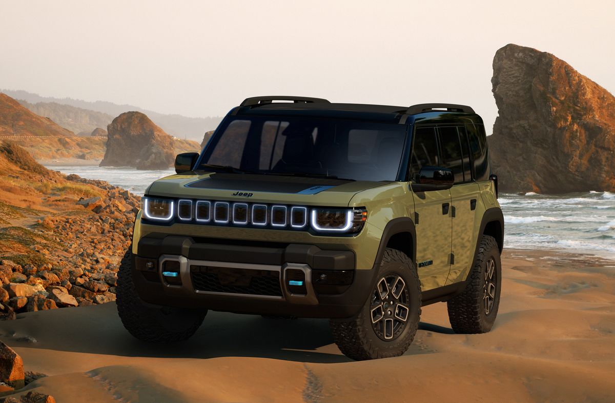 <p>Been waiting for an all-electric Jeep Wrangler? The <a href="https://www.caranddriver.com/jeep/recon-ev">forthcoming Recon</a> isn't exactly that, but it's pretty dang close. Jeep claims <a href="https://www.caranddriver.com/news/a41106835/2024-jeep-recon-wagoneer-ev-revealed/">it'll have "impressive" clearances for off-roading</a>, and the EV SUV will have removable glass and doors too. A retractable roof and rear-mounted spare complete the Wrangler vibe. The Recon's legitimate trail-rated capabilities will be further supported by chunky tires and underbody protection. Locking diffs should help make the most of what's sure to be an all-wheel-drive powertrain. We don't yet know how much power it'll make or how long of range it'll have, but we expect those details to emerge well before the Jeep Recon is slated to start production sometime in 2024. —<em>Eric Stafford</em></p>