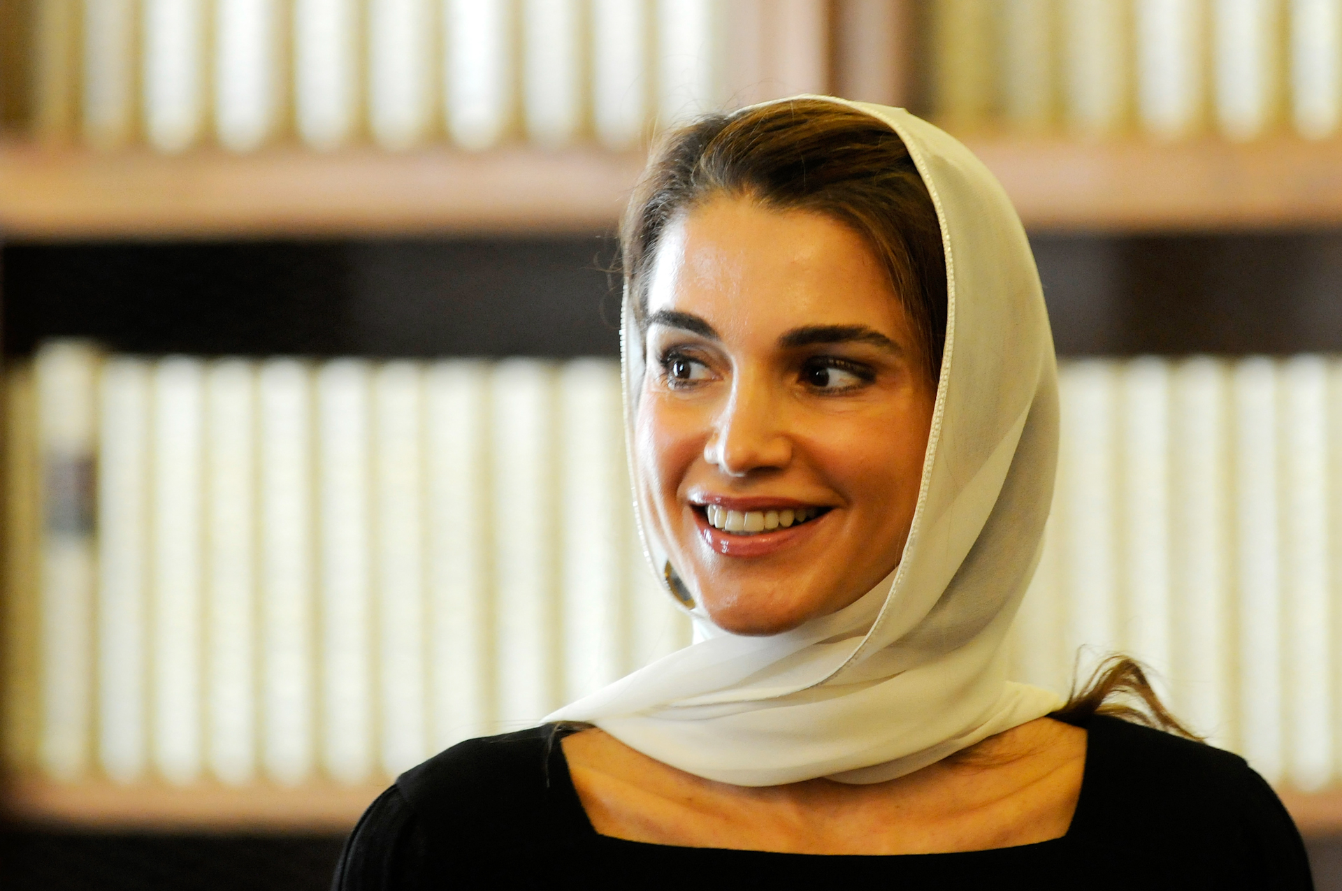 Beautiful day for Queen Rania