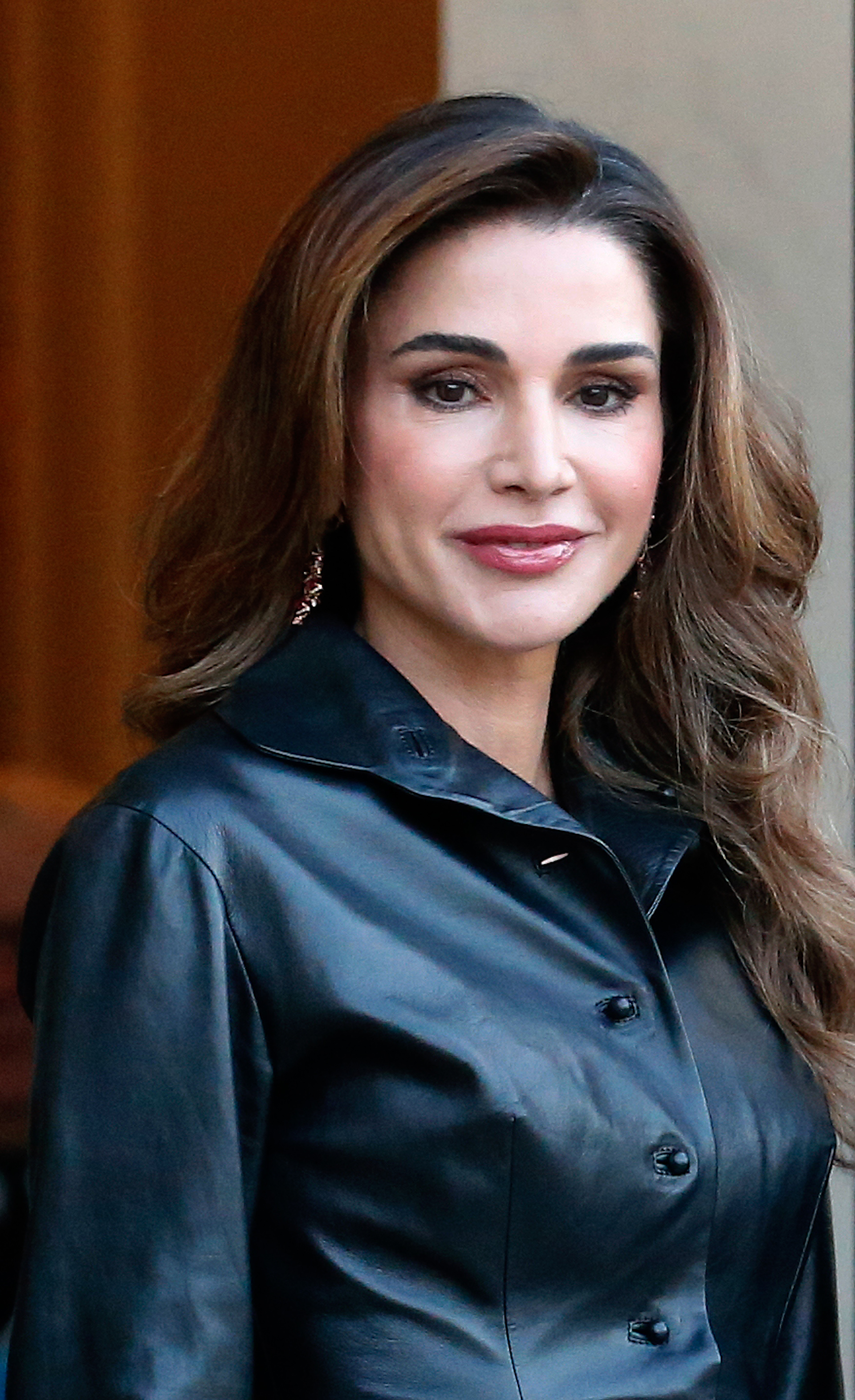 La Reina Rania, emocionada: 