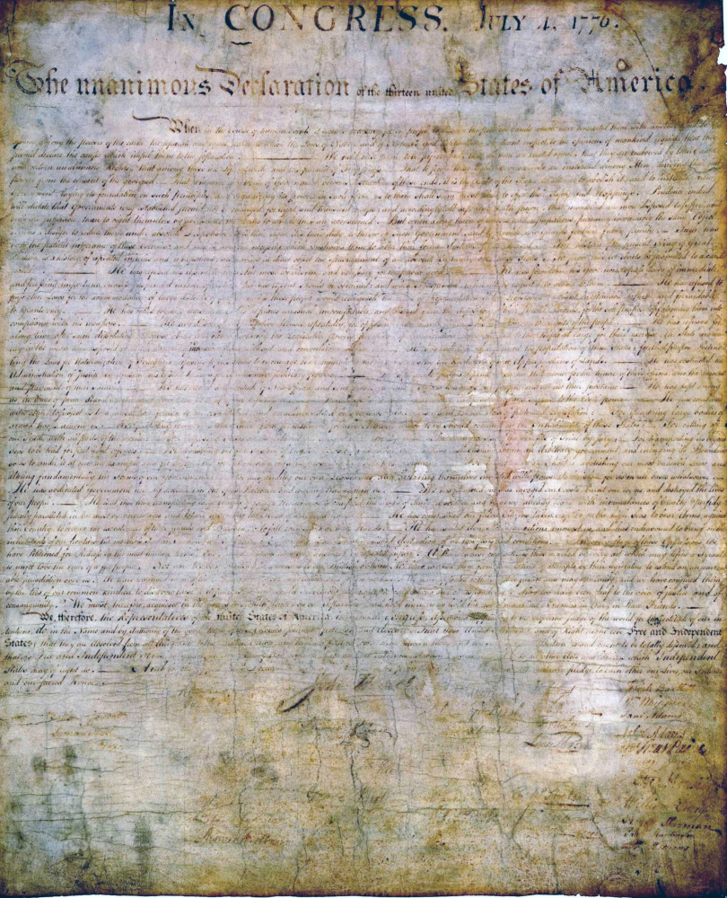 the declaration of independence was composed on july 28 1776