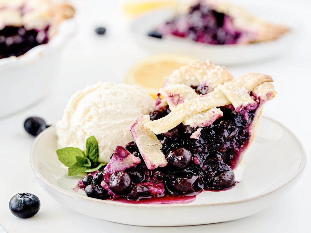 Maine Blueberry Pie Recipe
