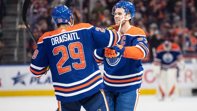 a tire fire in their own zone, oilers blow two leads in loss to panthers