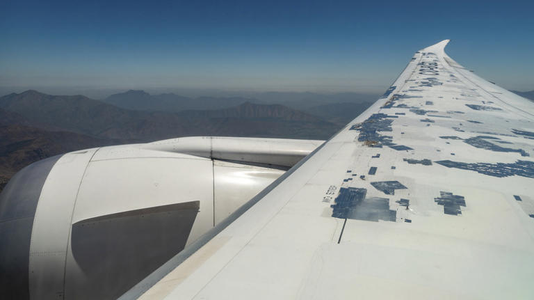 Duct Tape On An Airplane Wing? It's Actually Called Speed Tape