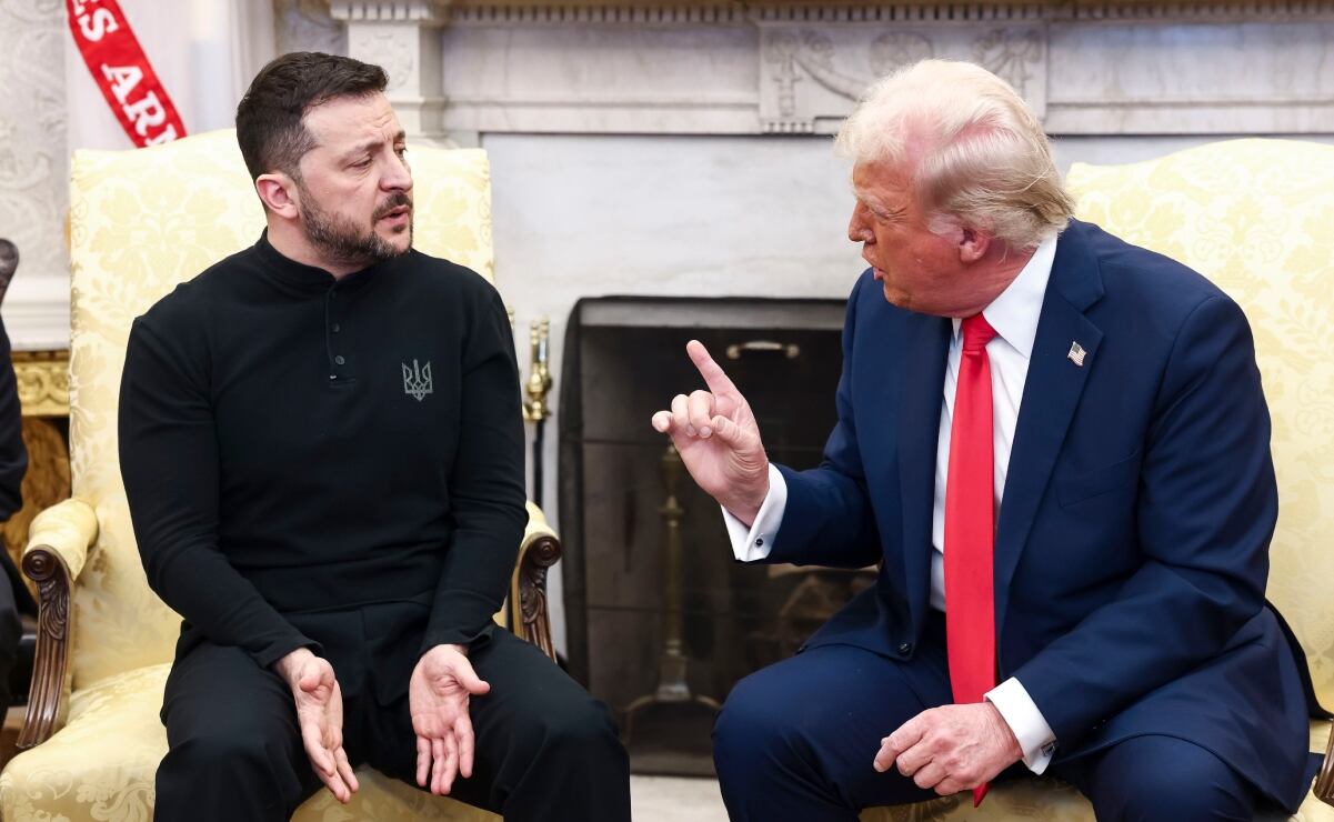 Trump y Zelensky en la Casa Blanca. Foto: EFE