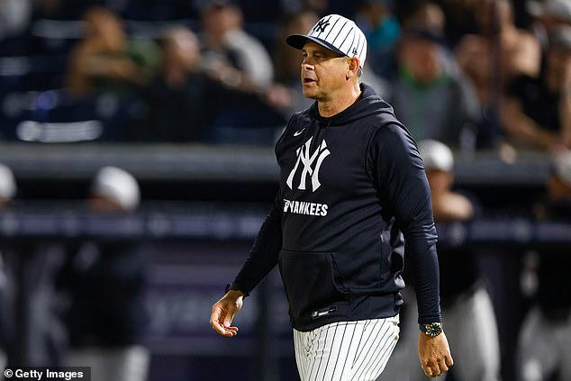 Yankees manager Aaron Boone said Gil was experiencing tightness near his pitching shoulder