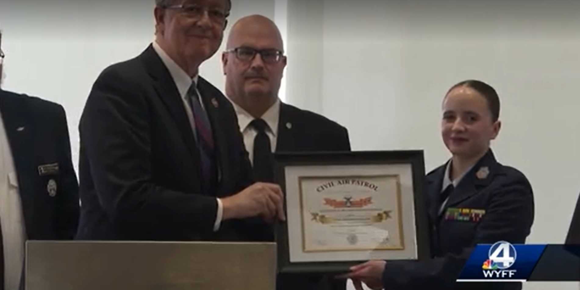 Upstate teen recognized nationally for selfless, lifesaving act of heroism