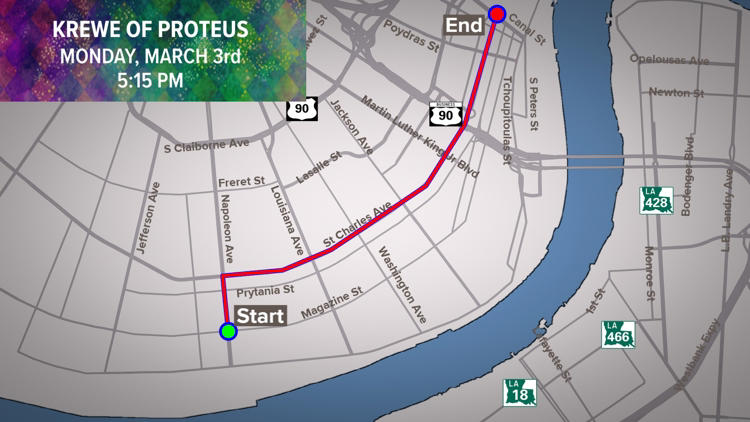 metairie mardi gras parade schedule 2025
