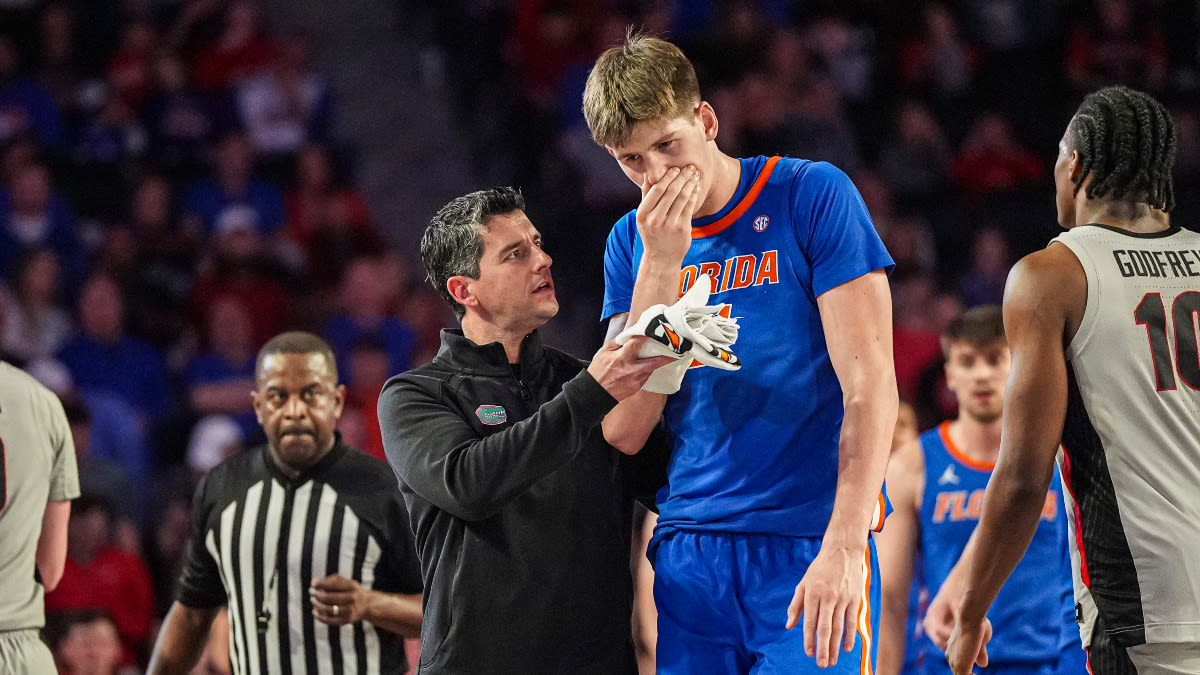 Florida's Alex Condon returns from injury, suffers another vs. UGA