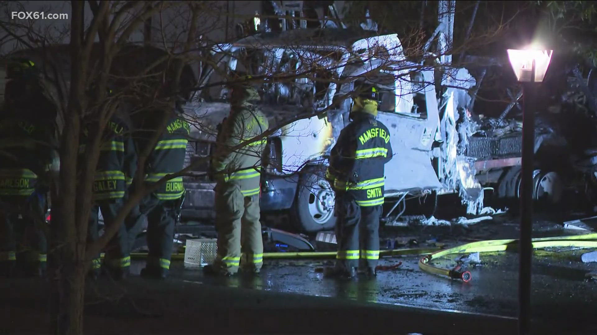 Propane truck explodes in Mansfield, Conn.