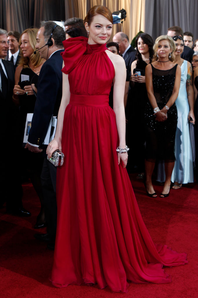 Emma Stone at the 2012 Oscars.