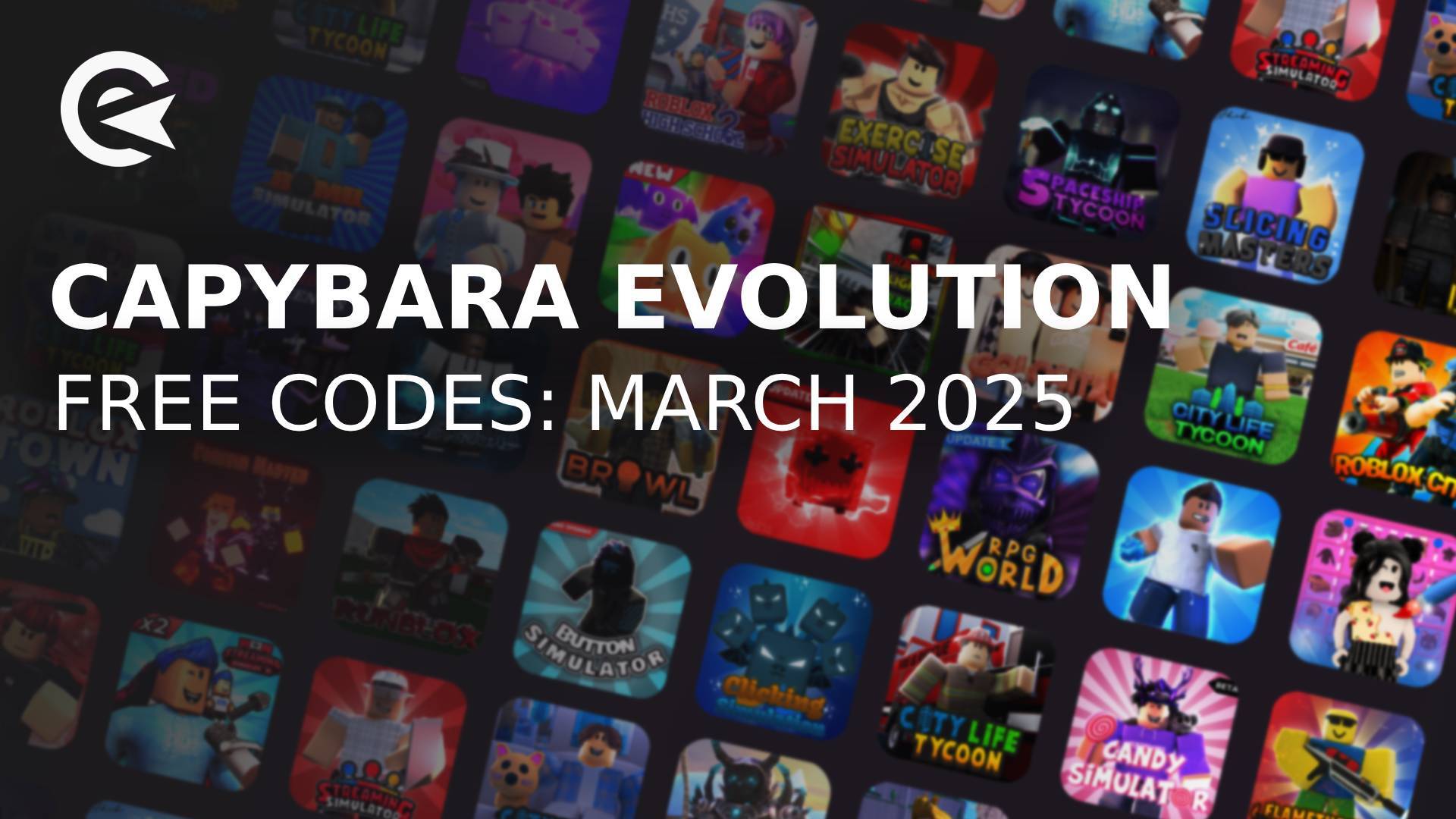 Capybara Evolution Codes (March 2025)