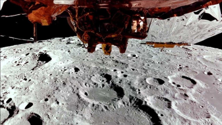 Watch Firefly Blue Ghost lander drill into the Moon's surface, searching for lunar secrets