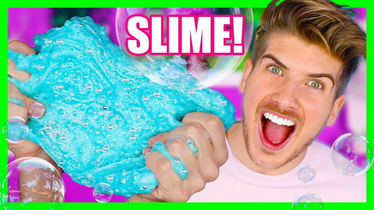 I Made Crunchy Fishbowl Slime DIY