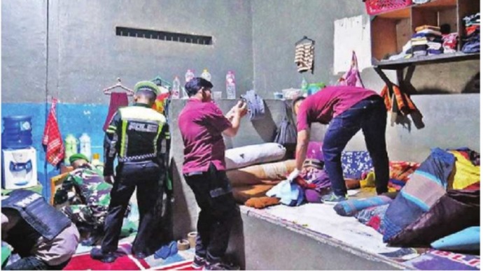 Lapas Lhoksukon Perketat Keamanan, Barang Terlarang Ditemukan Saat Razia Malam
