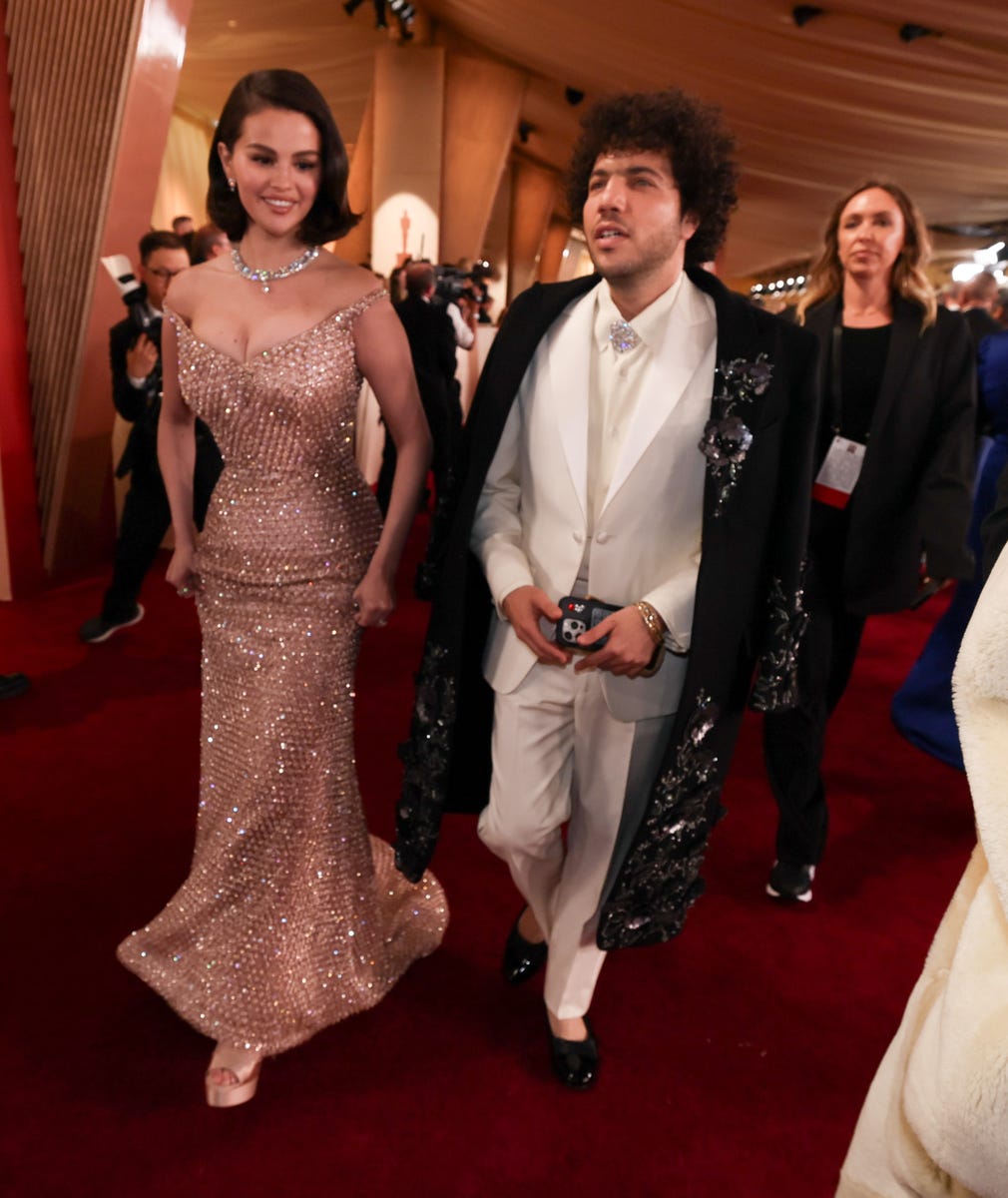 Benny Blanco Was All Over Selena Gomez at the 2025 Oscars