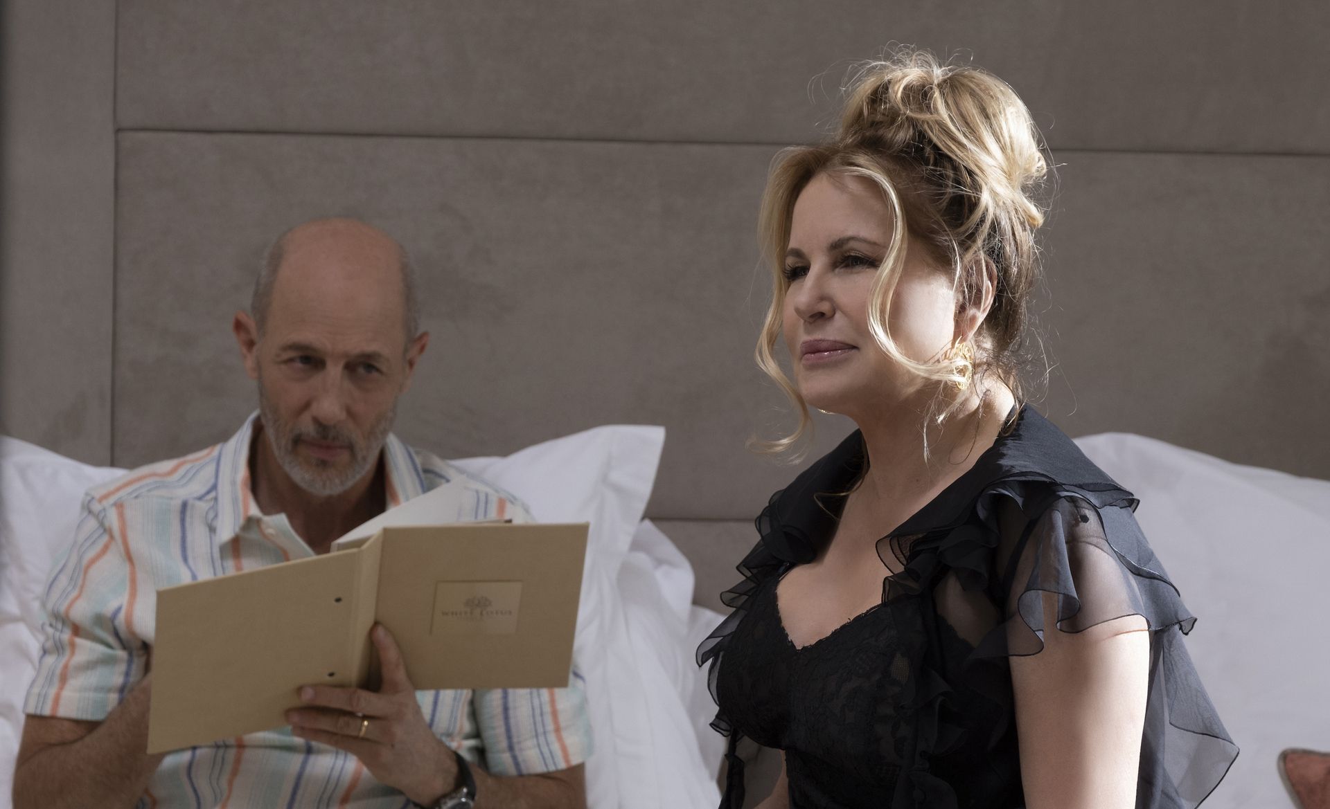 Jennifer Coolidge says she hopes Jon Gries’s Greg ‘gets it’ in ‘White