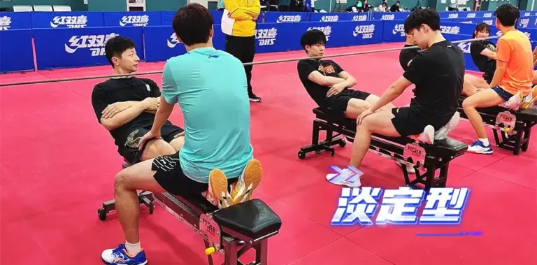 国乒体测众生相：36岁马龙轻松过关，王楚钦出洋相出到央视了！