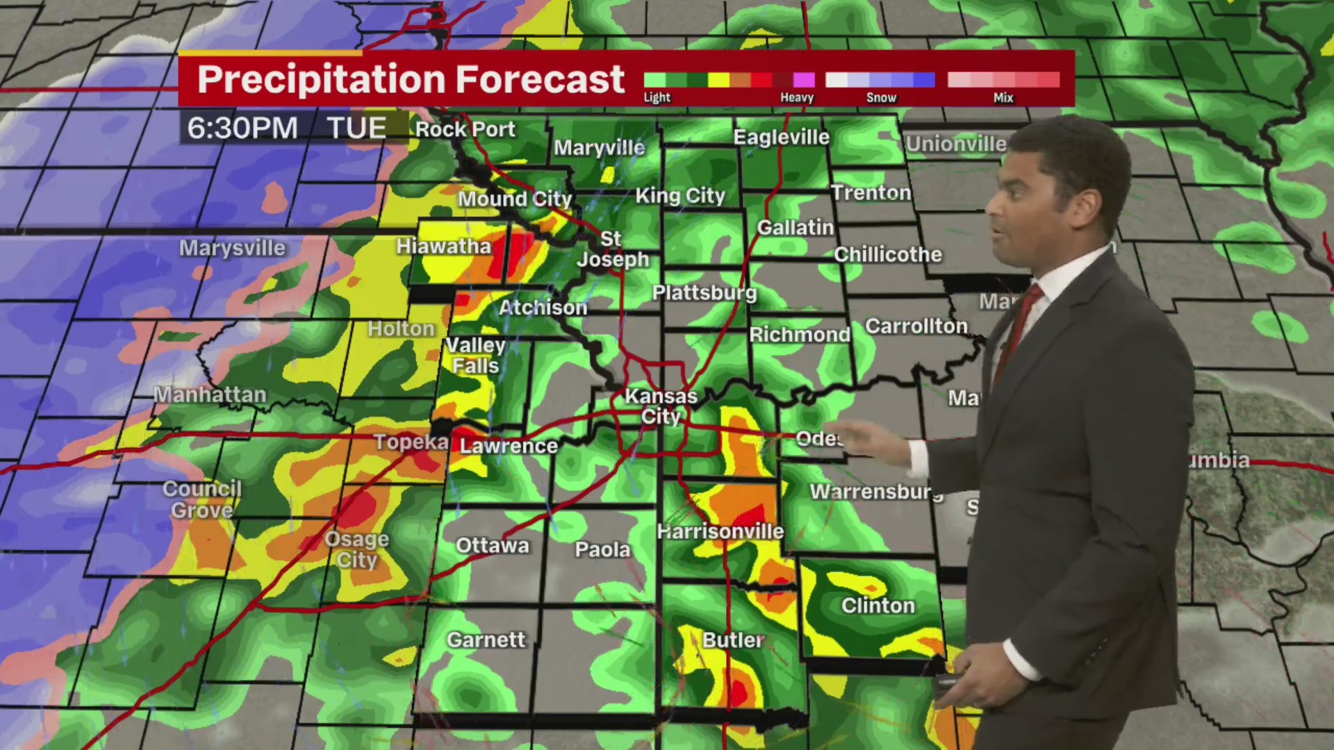 Higher wind, rain & snow through Wednesday