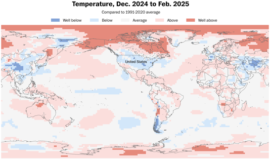 Why winter was colder than average in the U.S., and what spring will bring