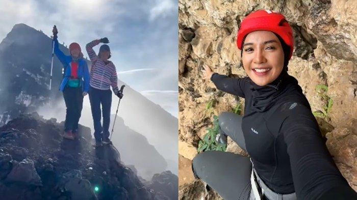 KESAKSIAN PENDAKI SELAMAT. (Kiri) Lilie Wijaya dan Elsa Laksono semasa hidup. (kanan) Indira Alaika saat panjat tebing di Lembah Kera, Malang, diunggah pada (21/2/2025). Indira, pendaki selamat dari tragedi Puncak Carstensz Pyramid, Papua mengungkap kesaksian atas kematian, Lilie Wijaya dan Elsa Laksono (ig/@tropik_adventure/indiraalaika)