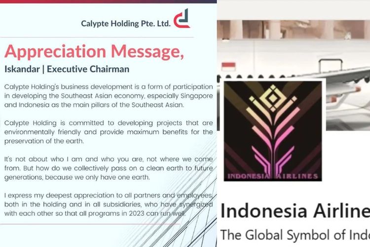 Potret CEO Indonesia Airlines, Iskandar pemilik maskapai PT Indonesia Airlines Group yang resmi beroperasi di Indonesia