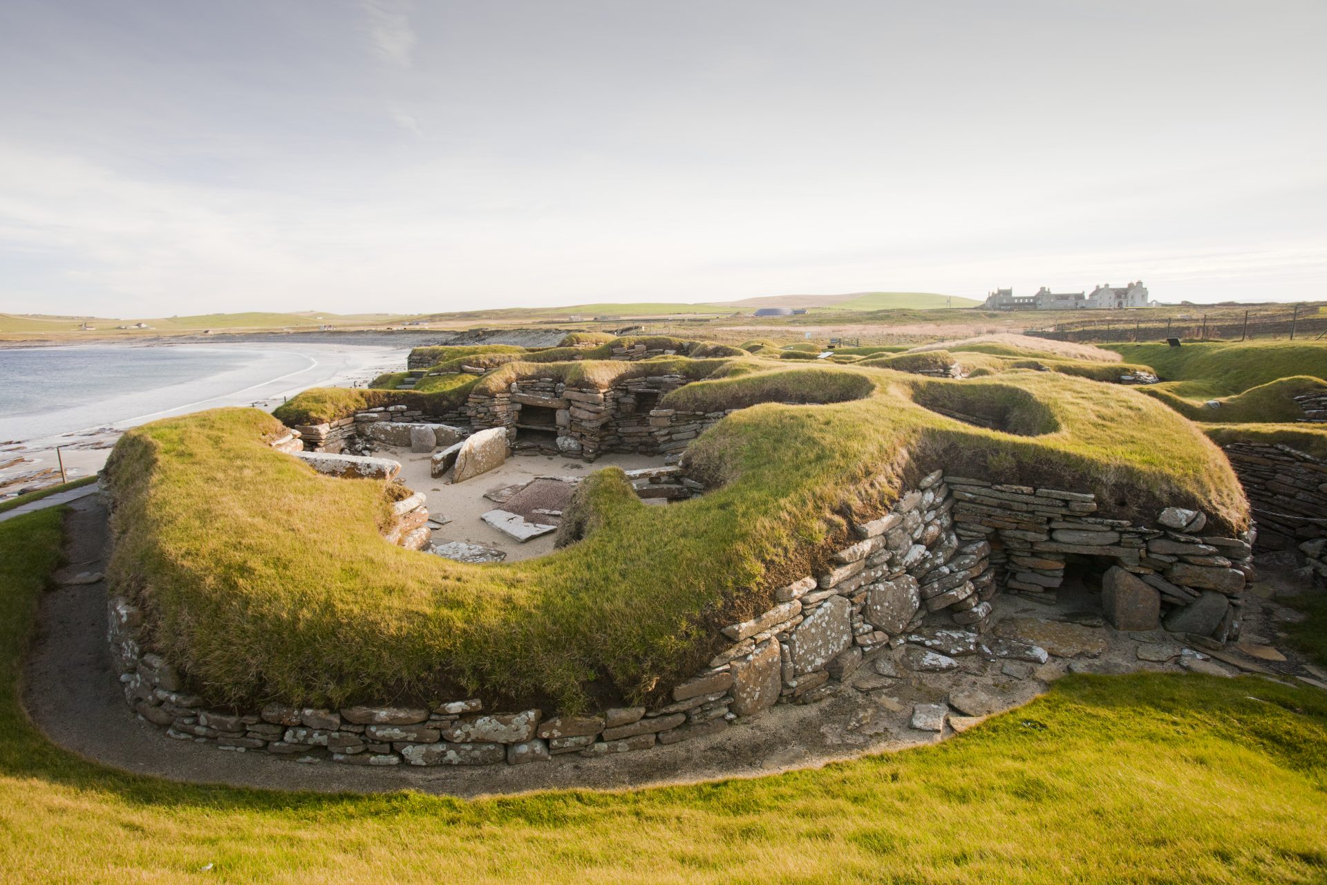 2. Skara Brae op de Orkneyeilanden in Schotland