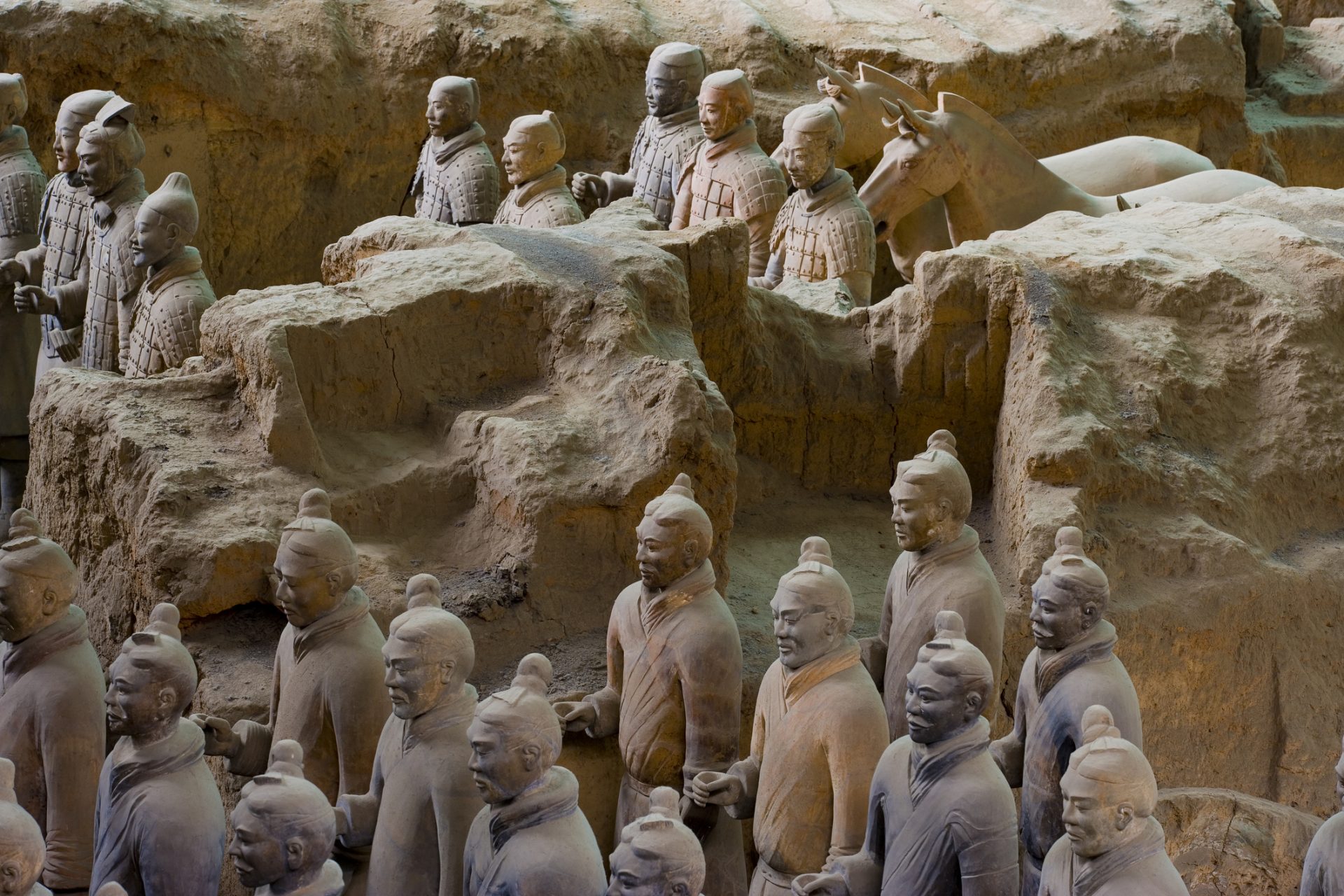 9. Het Terracottaleger van Qin Shi Huangdi in China