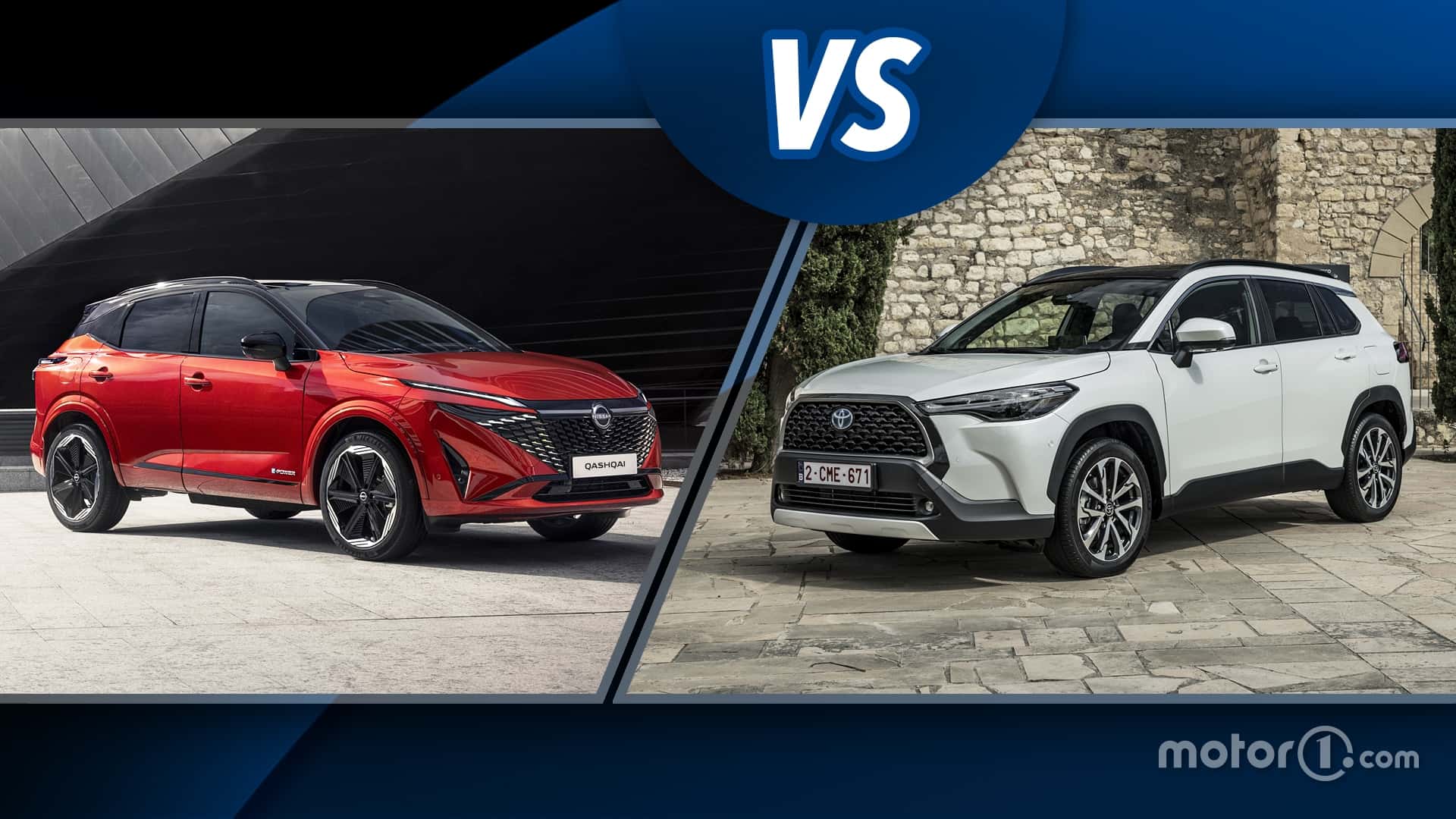 Nissan Qashqai vs. Toyota Corolla Cross: comparativa de SUV híbridos