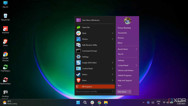 Open Shell Menu Windows 11