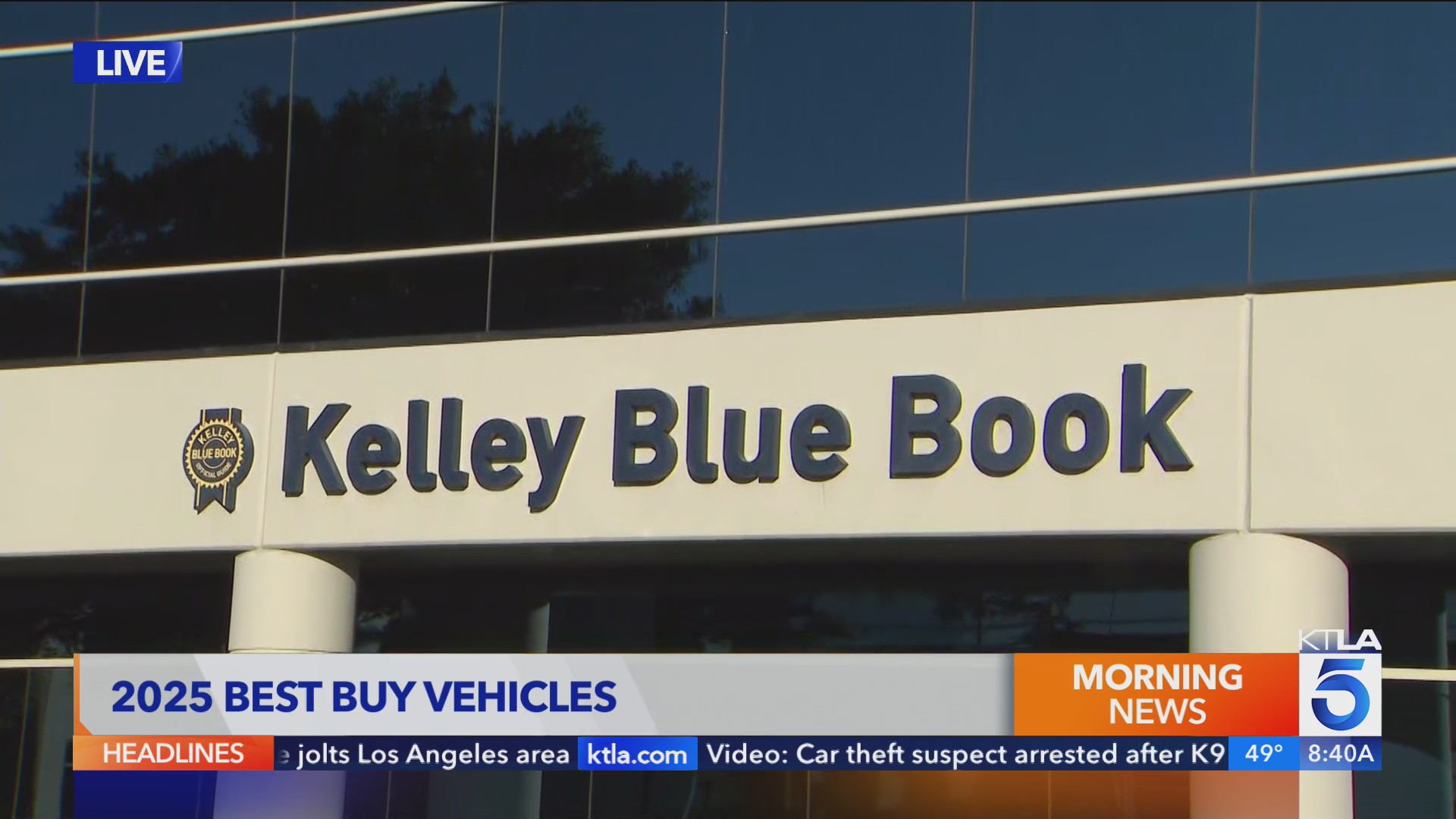 Kelley Blue Book Best Buy vehicles for 2025