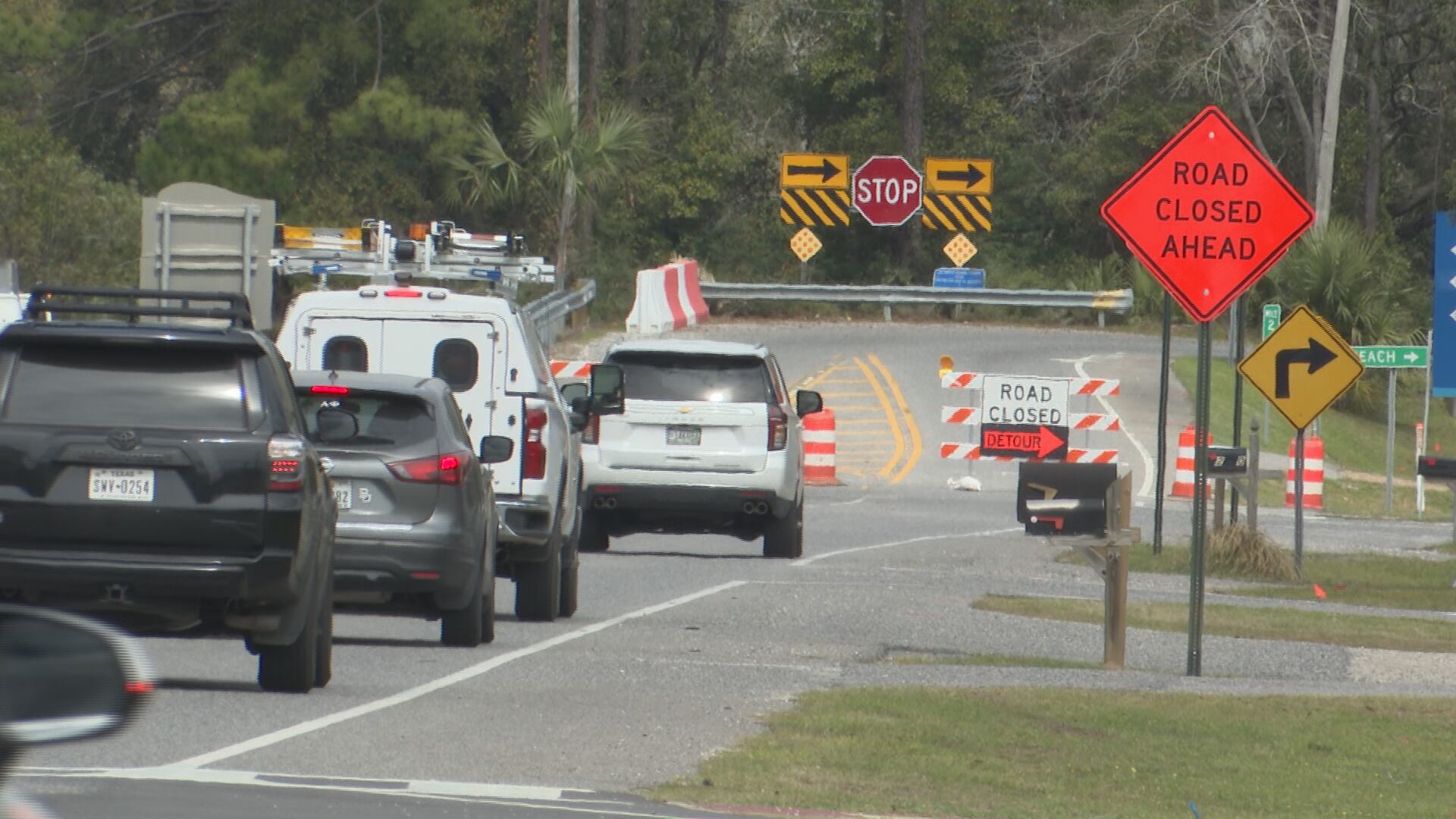 Motorists navigate new traffic pattern between Gulf Shores and Orange Beach