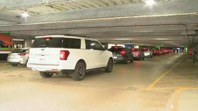 Providence Place mall visitors face gridlock in parking garage over