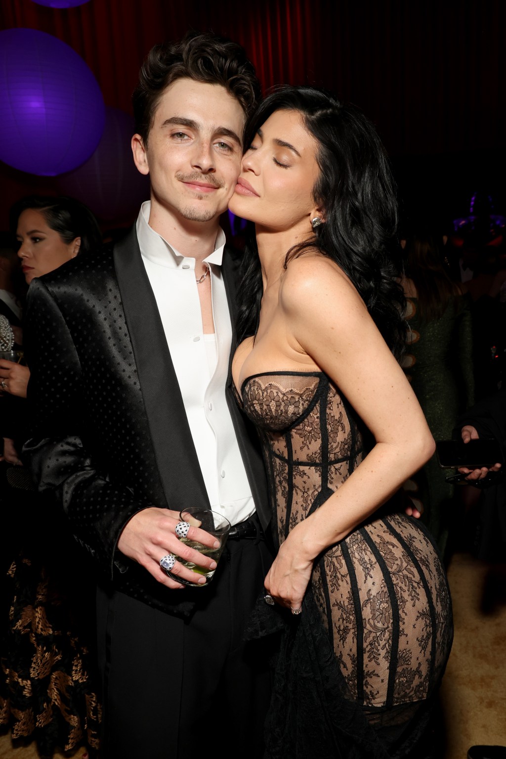 The duo — who has been dating since 2023 — were also snapped at the Vanity Fair Oscars 2025 afterparty. WireImage for Vanity Fair