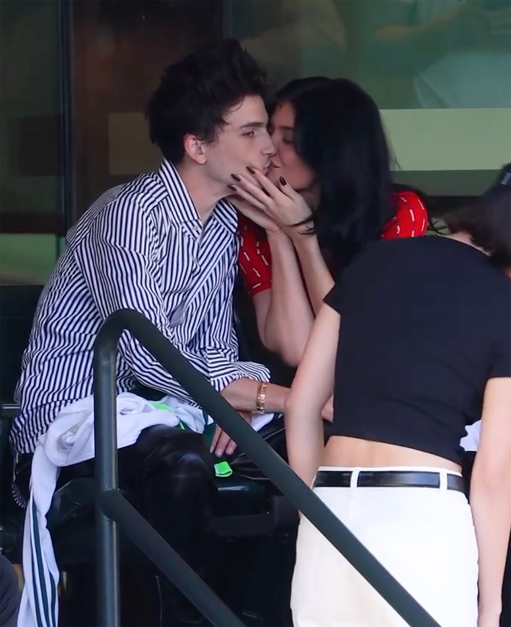 The “Kardashians” star allegedly asked him for “Eye contact,” to which Freeman claimed Chalamet responded with, “Go on,” adding, “Yum, yep.” bnpparibasopen/Instagram