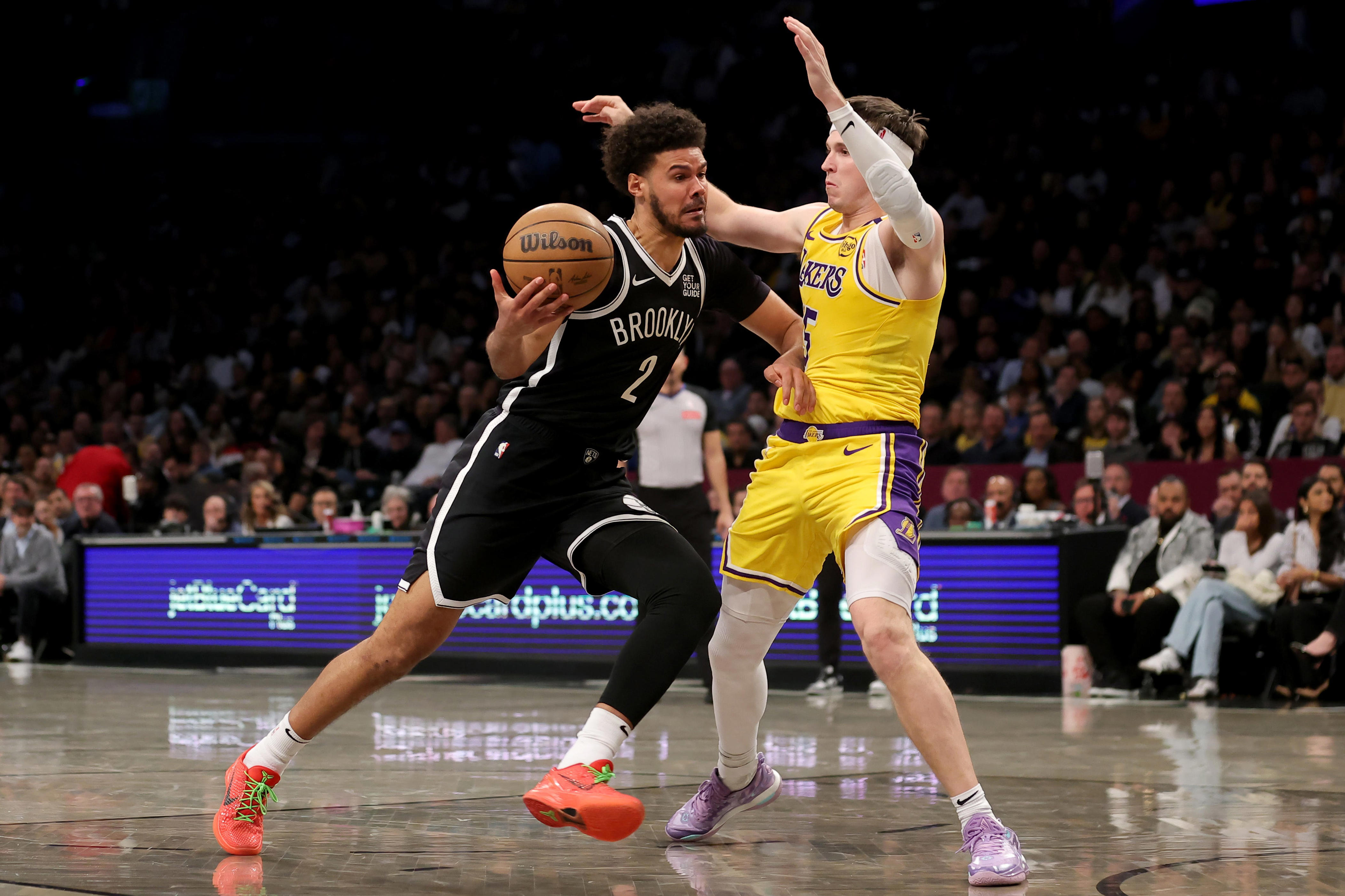 Lakers player grades L.A.'s comeback attempt falls short in Brooklyn