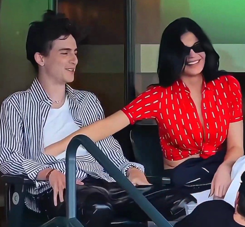 Later, Chalamet appeared hurt and allegedly said, “Ow!” to which Jenner replied with “Are you OK?” / SplashNews.com