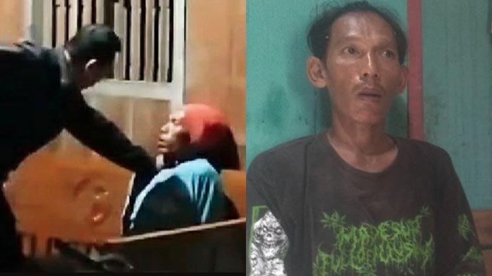 POLISI SALAH TANGKAP - (kiri) Video Kusyanto dipermalukan di muka umum oleh IR, anggota Polsek Geyer, Polres Grobogan viral di media sosial baru-baru ini. Kusyanto saat ditemui di rumahnya di Desa Dimoro, Kecamatan Toroh, Kabupaten Grobogan, Jawa Tengah, Sabtu (8/3/2025). Kusyanto adalah korban salah tangkap polisi dan dituduh mencuri pompa air. (IST - KOMPAS.COM/PUTHUT DWI PUTRANTO NUGROHO)
