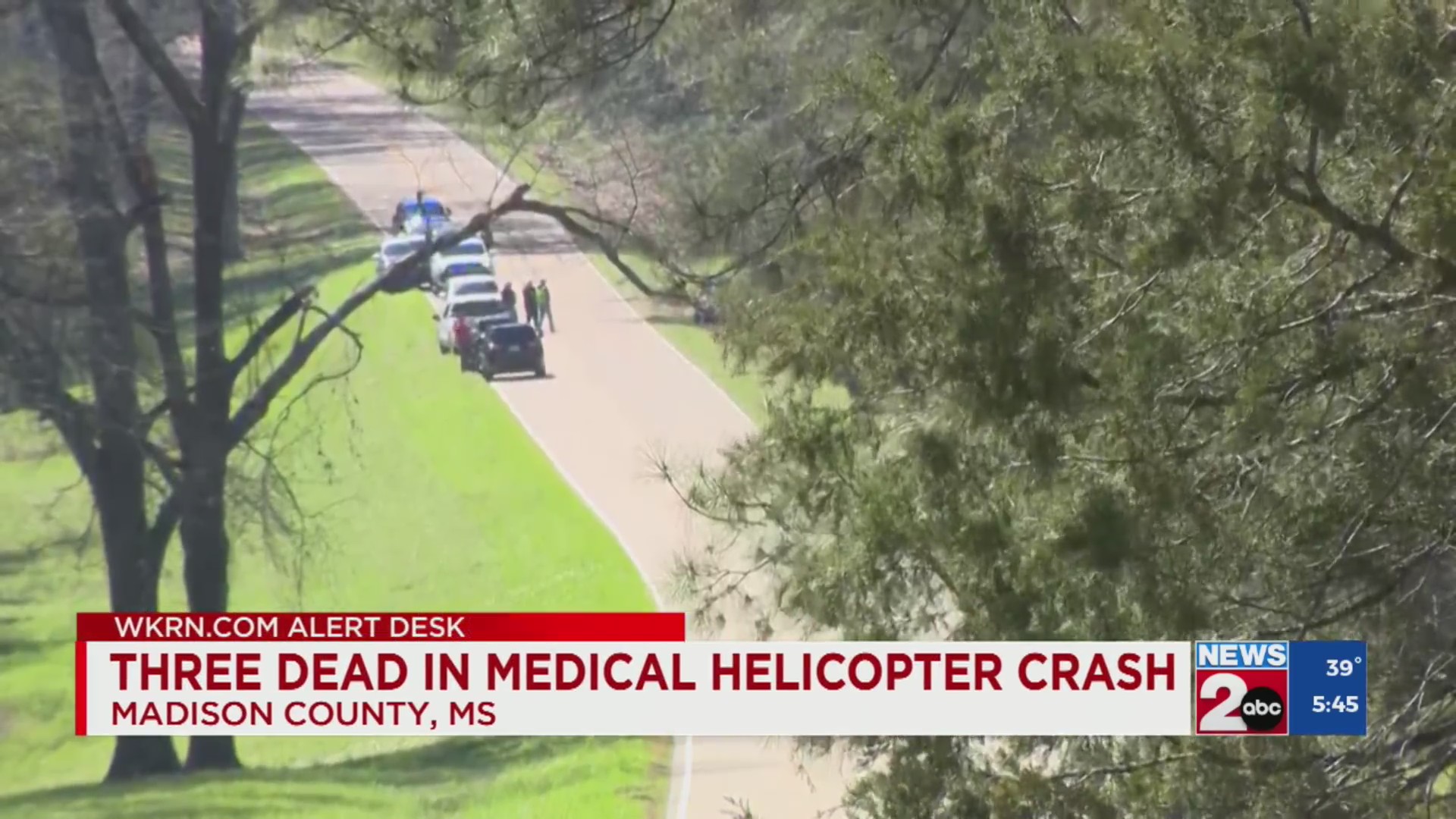 3 dead after medical helicopter crash in Mississippi