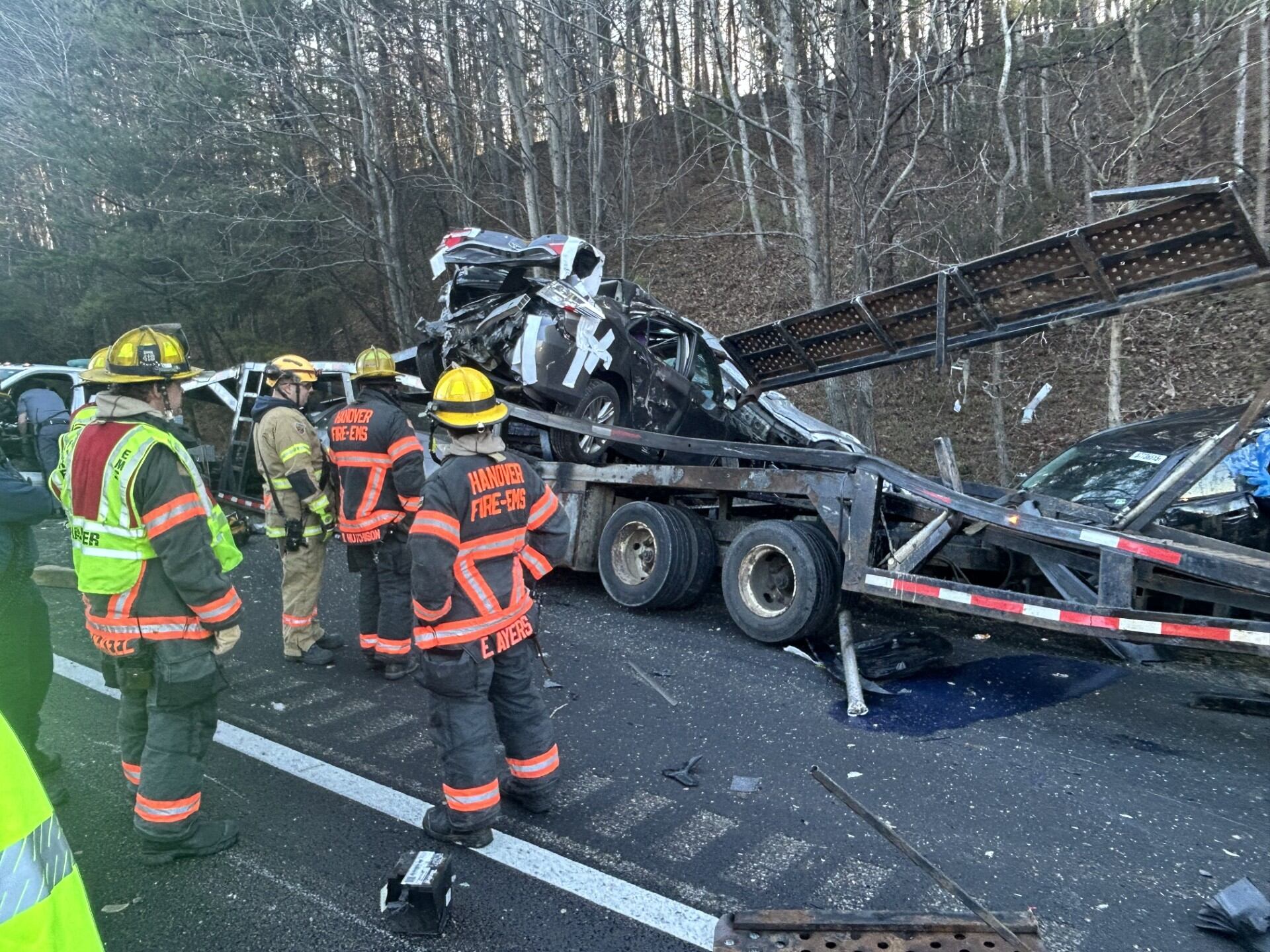 I95N reopens after crash in Hanover