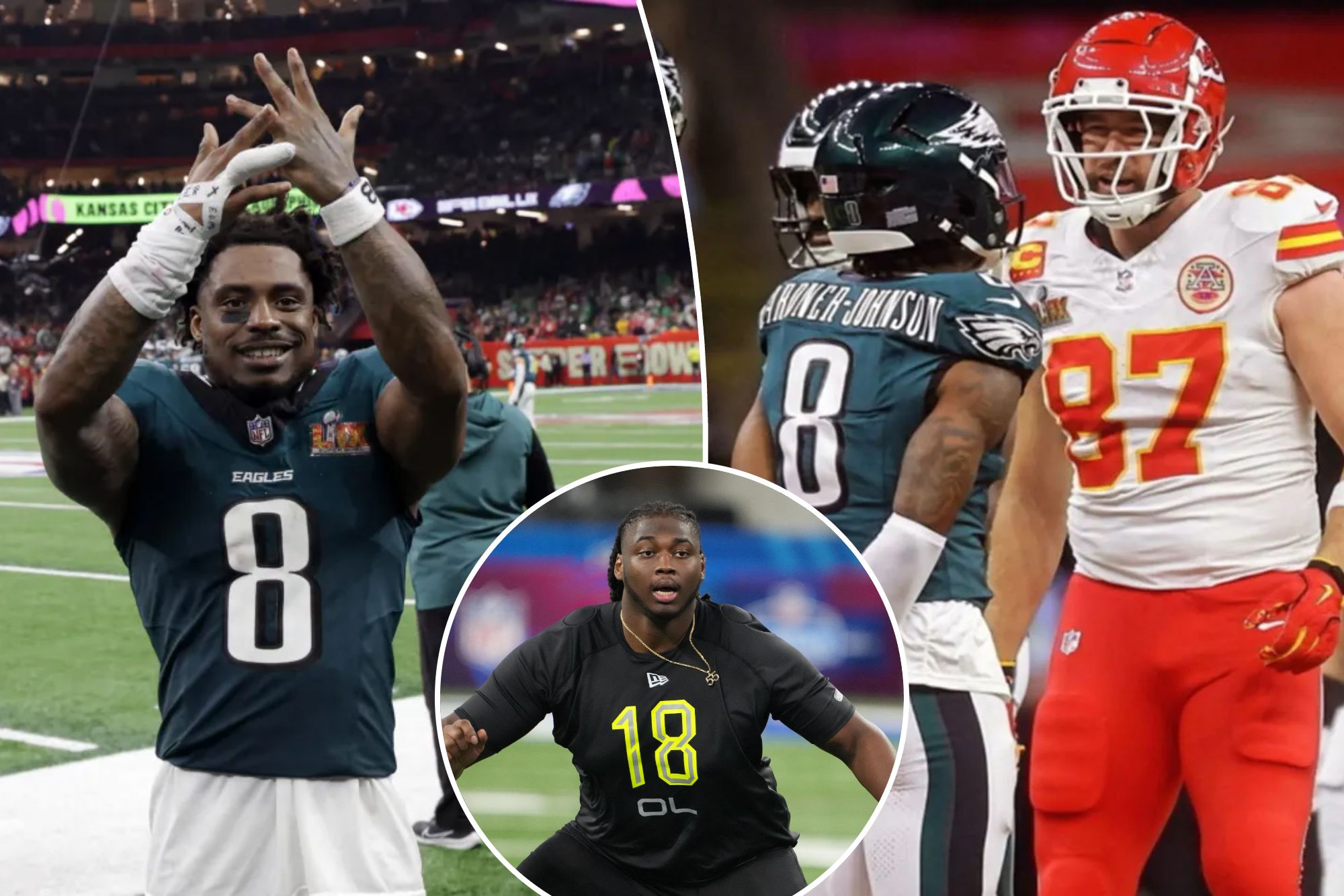 Eagles trade C.J. GardnerJohnson after vulgar Travis Kelce comment