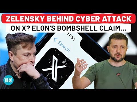 Zelensky Ordered Cyber Attack On X? Elon Musk's Bombshell Claim Hours