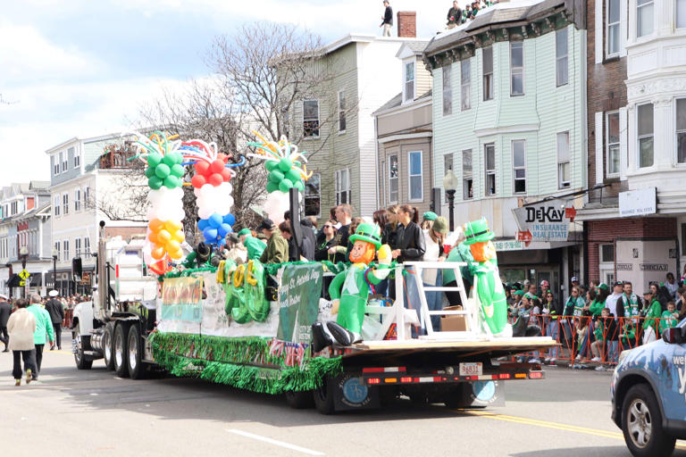 st patrick day parade south boston route